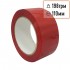 Скотч червоний 100 метрів, 48 мм ширина, 45 мкм