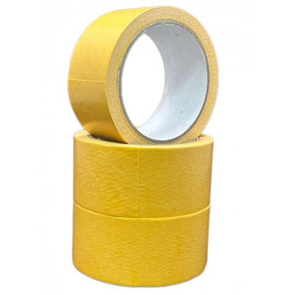 Двусторонняя клейкая лента на тканевой основе 10 метров, ширина 48 мм, 170 мкм