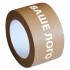 Крафтовий скотч з логотипом 50 метрів, ширина 72 мм, 120 мкм